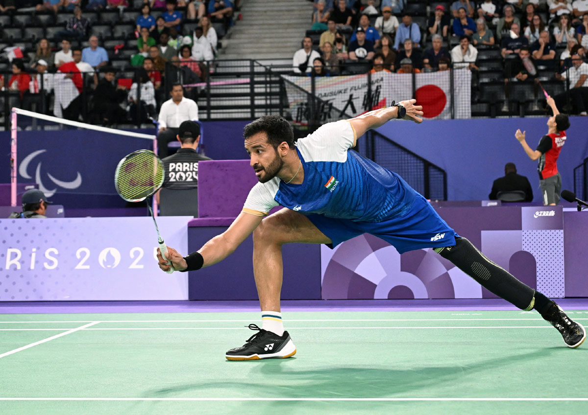 Para shuttler Nitesh Kumar in Paris