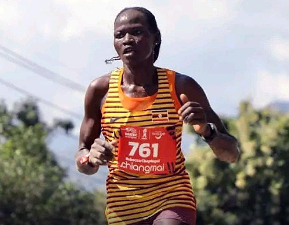 Ugandan marathon runner Rebecca Cheptegui