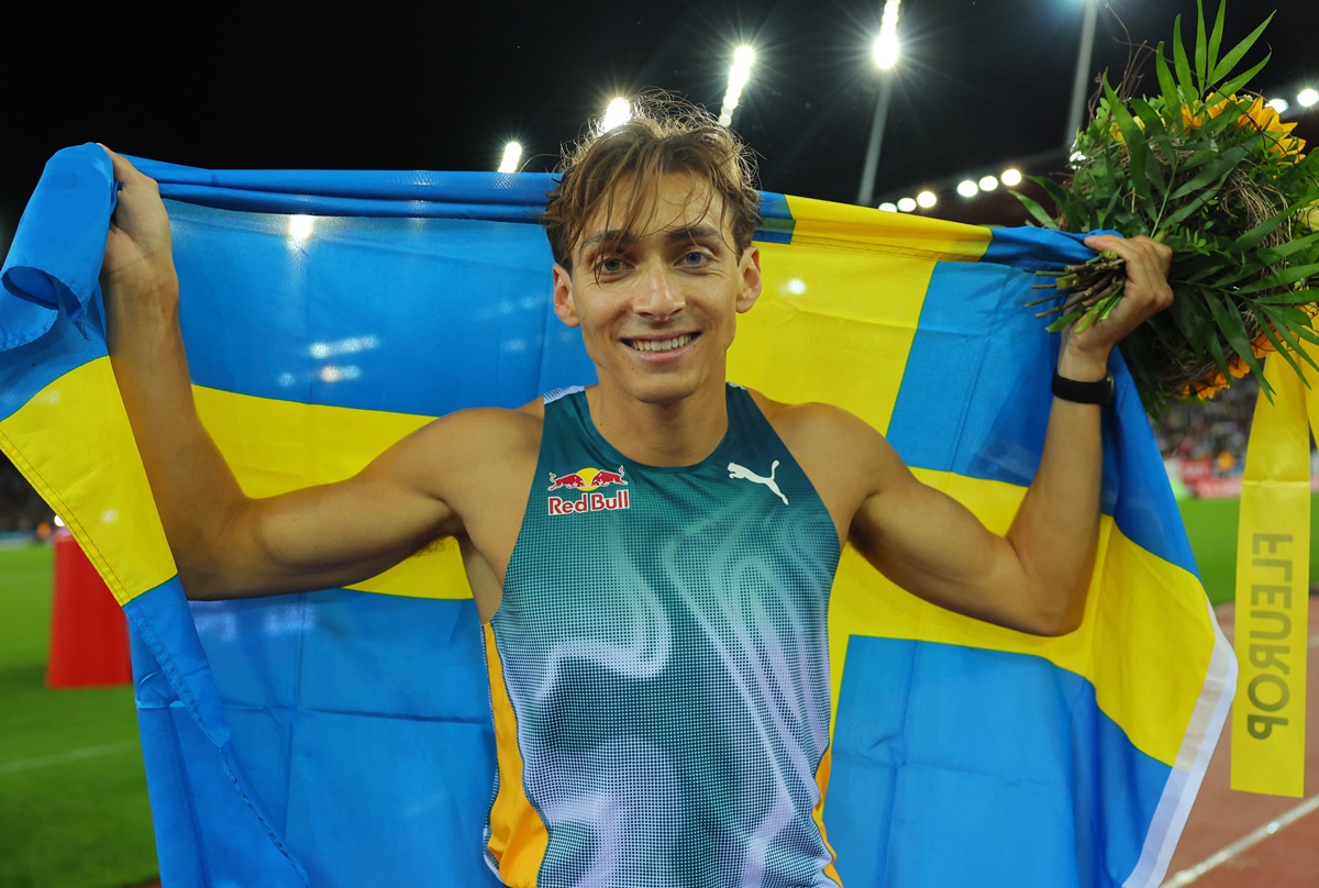 Sweden's Armand Duplantis was an easy winner in the men's pole vault.