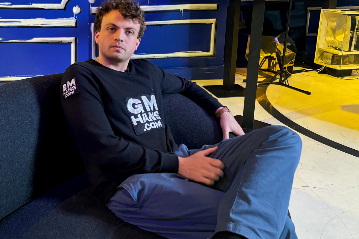 Hans Niemann of the U.S. poses ahead of his Speed Chess Championship semi-final against International Chess Federation (FIDE) world number one Magnus Carlsen of Norway, in Paris, France, on Thursday, September 5