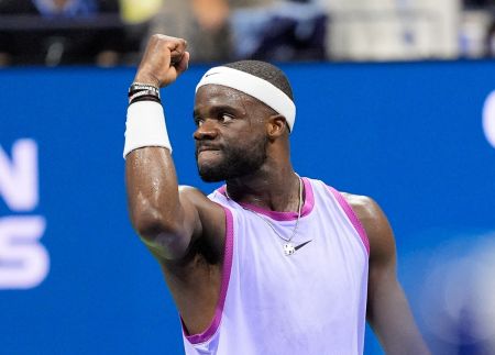 Frances Tiafoe  at the US Open