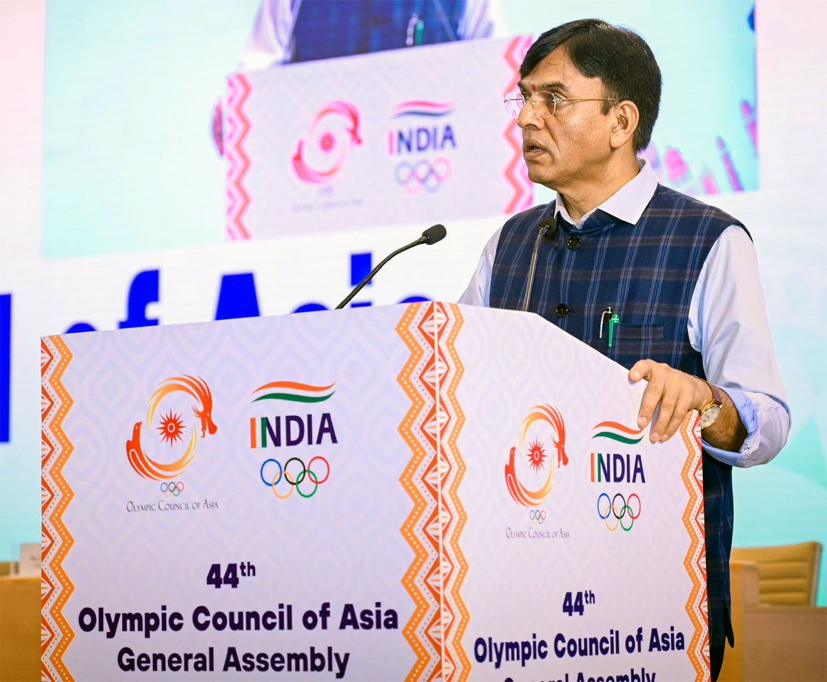 Sports Minister Mansukh Mandaviya