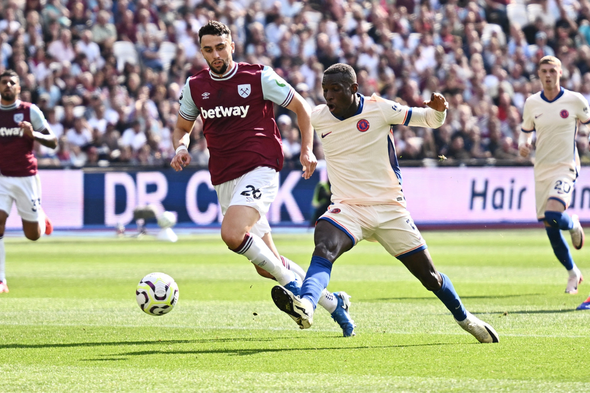 Chelsea's Nicolas Jackson scores their second goal 