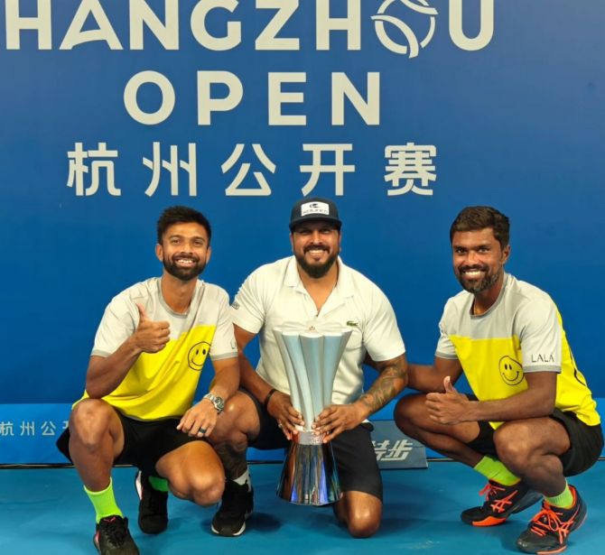 Jeevan Nedunchezhiyan and his partner Vijay Sundar Prashanth