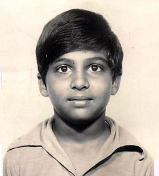 Viswanathan Anand as a child