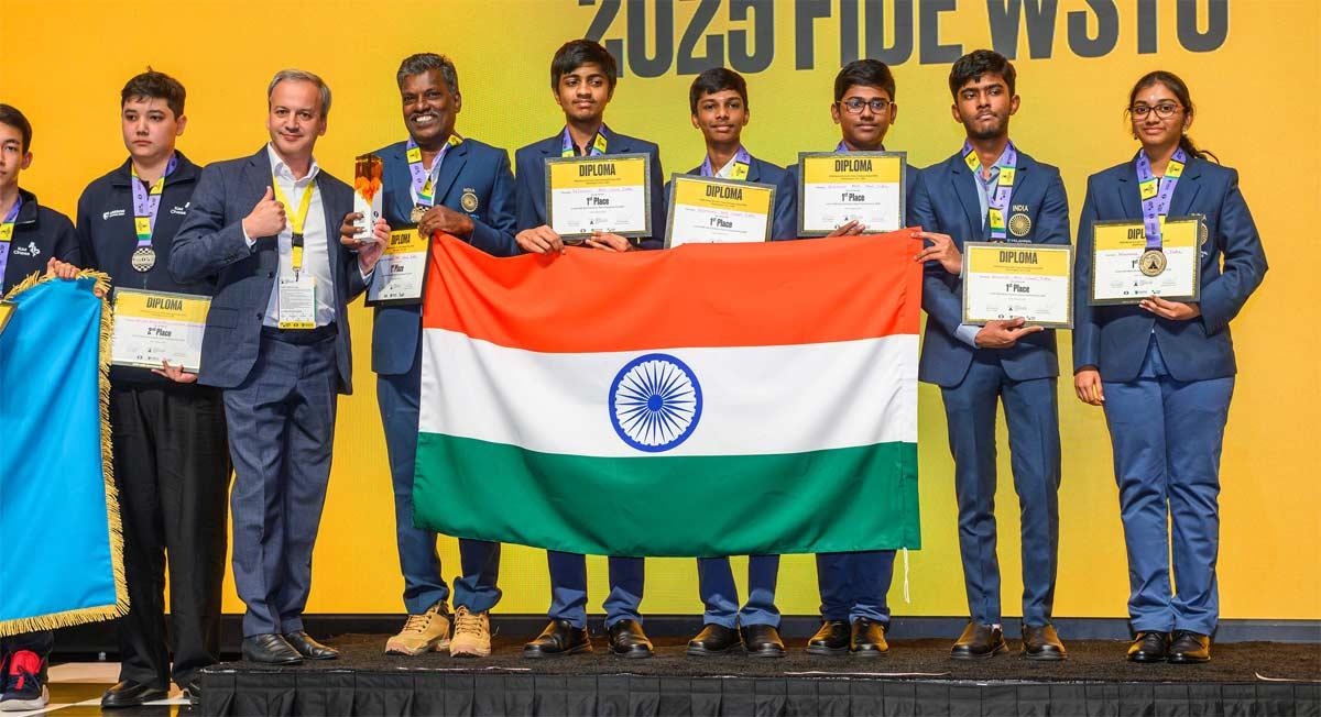 Chennai’s Velammal Vidyalaya Wins Chess World Schools Gold