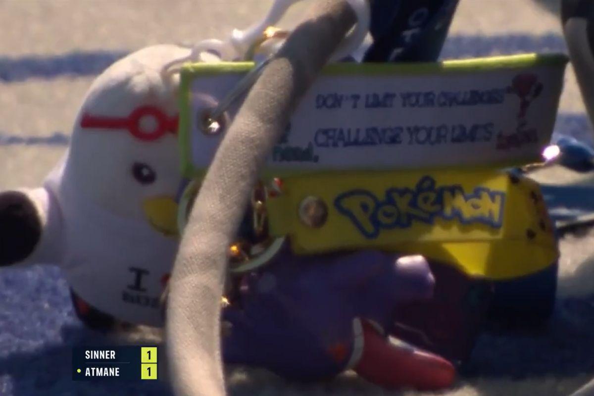 The Pokemon card gifted to Jannik Sinner