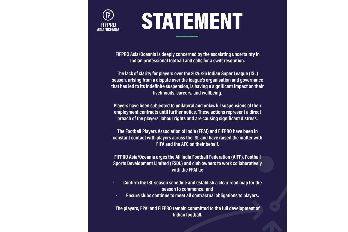 FIFPRO statement