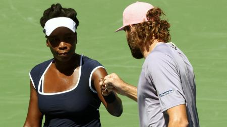 Venus Williams and Reilly Opelka Venus Williams and Reilly Opelka