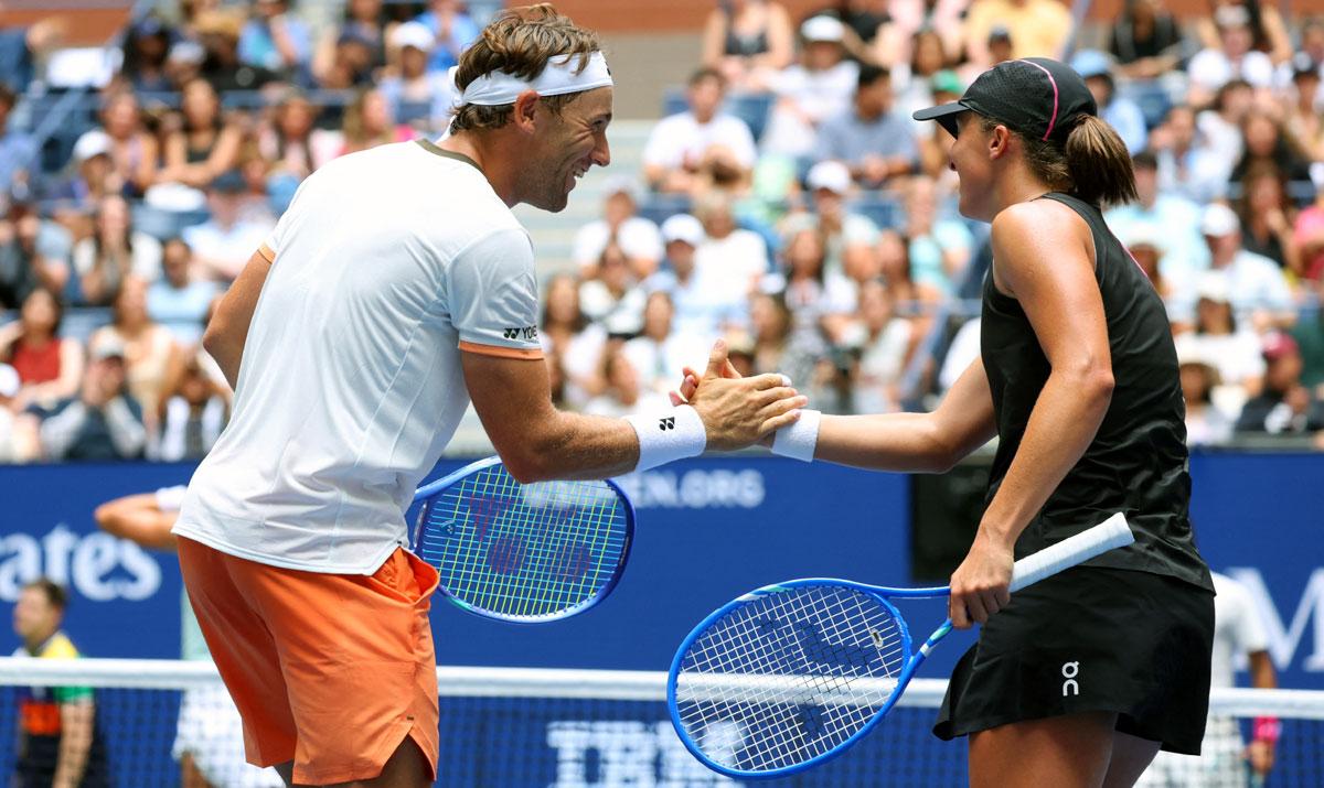 Iga Swiatek and Casper Ruud