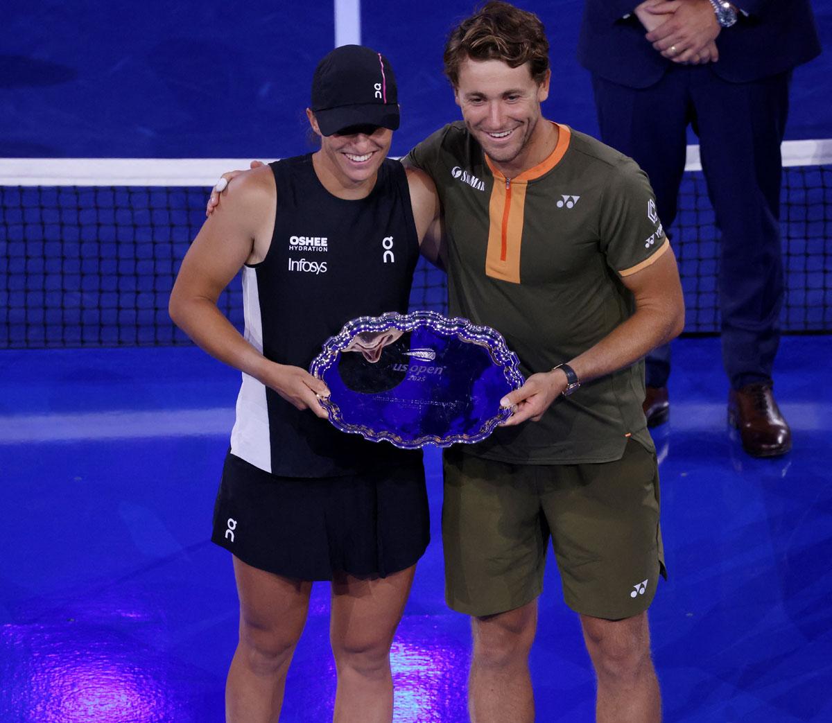 Iga Swiatek and Casper Ruud