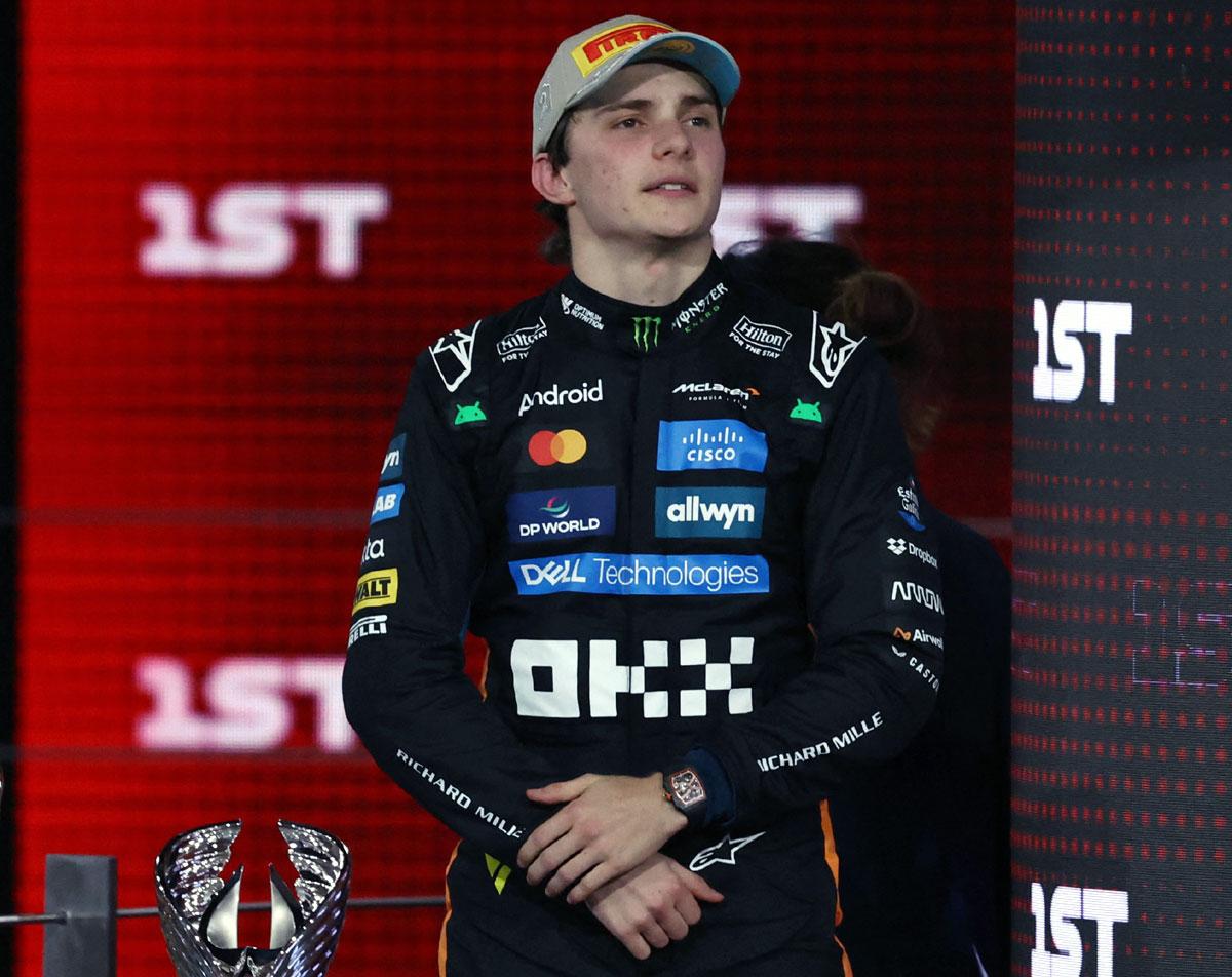 McLaren's Oscar Piastri McLaren's Oscar Piastri