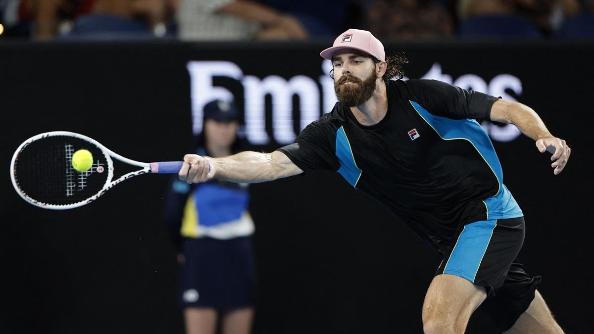 Reilly Opelka of the United States received a code violation at the Dallas Open for confronting a spectator in the stands when he was serving for the match against Cameron Norrie.