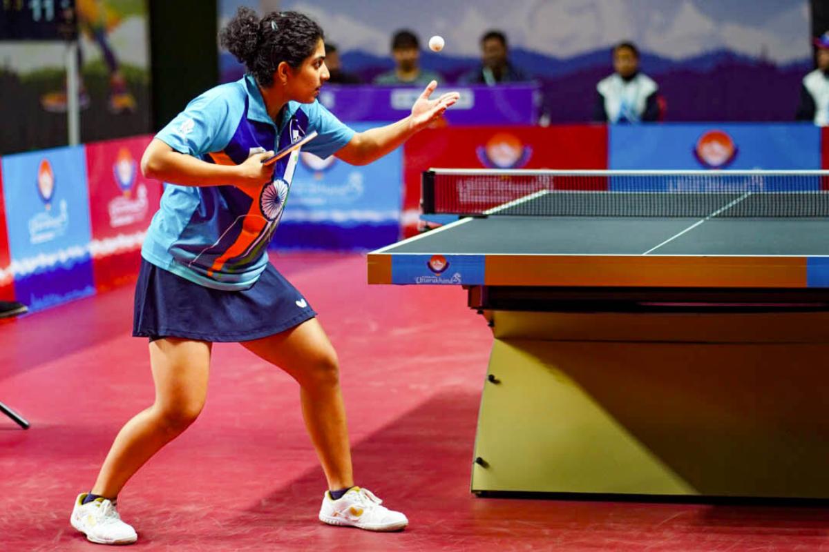 Maharashtra's Swastika Ghosh lost in the women's table tennis final