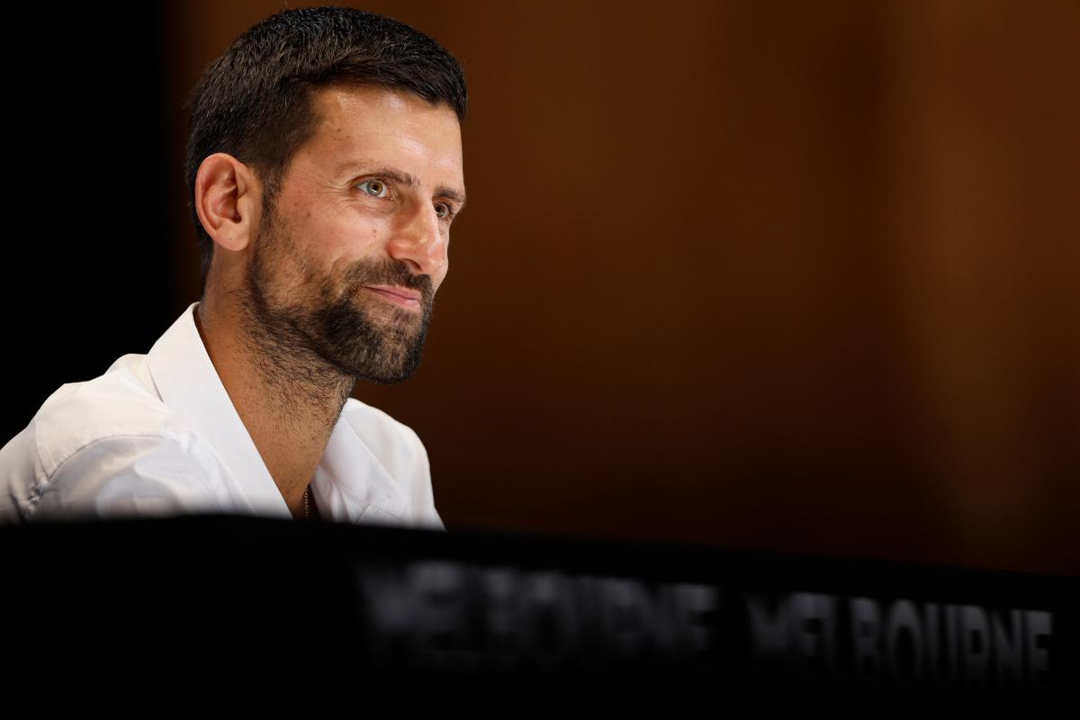 Serbia's Novak Djokovic during a press conference on Friday, Januaruy 10, ahead of the Australian Open. He will eyeing his 11th Australian Open title