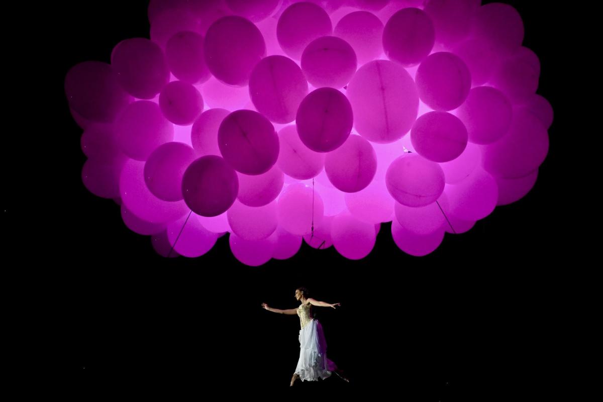 A performance at the opening ceremony