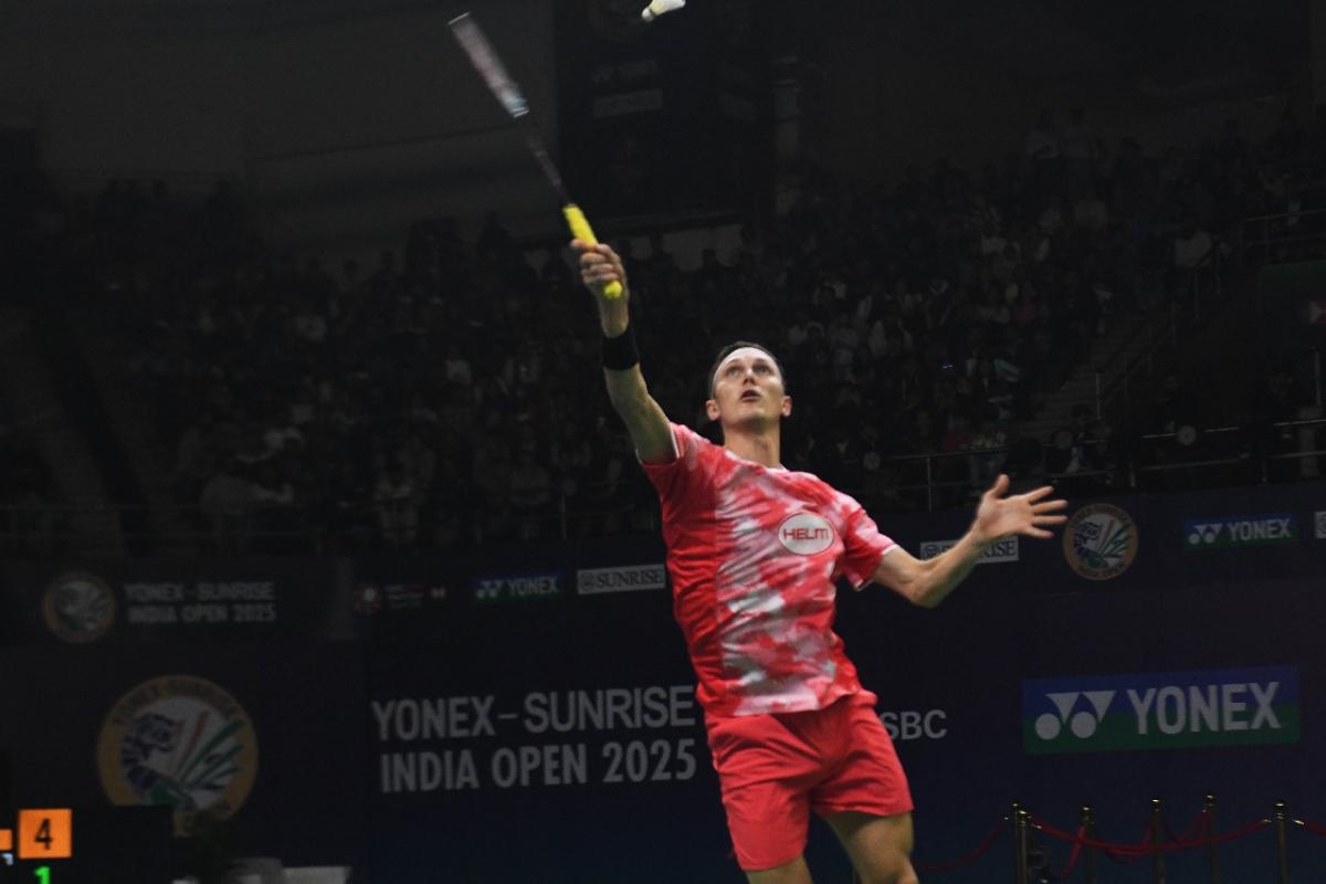 Viktor Axelsen beat Lee Cheuk Yiu to win the Yonex Sunrise India Open 2025 in New Delhi  on Sunday.