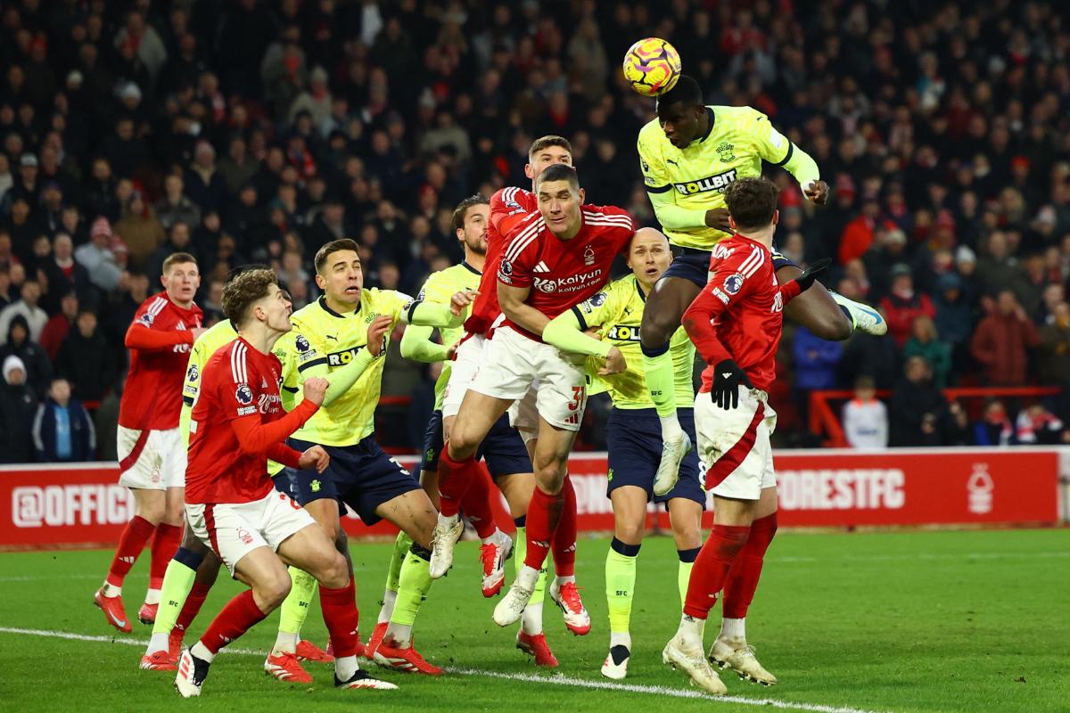 Southampton's Paul Onuachu scores their second goal 