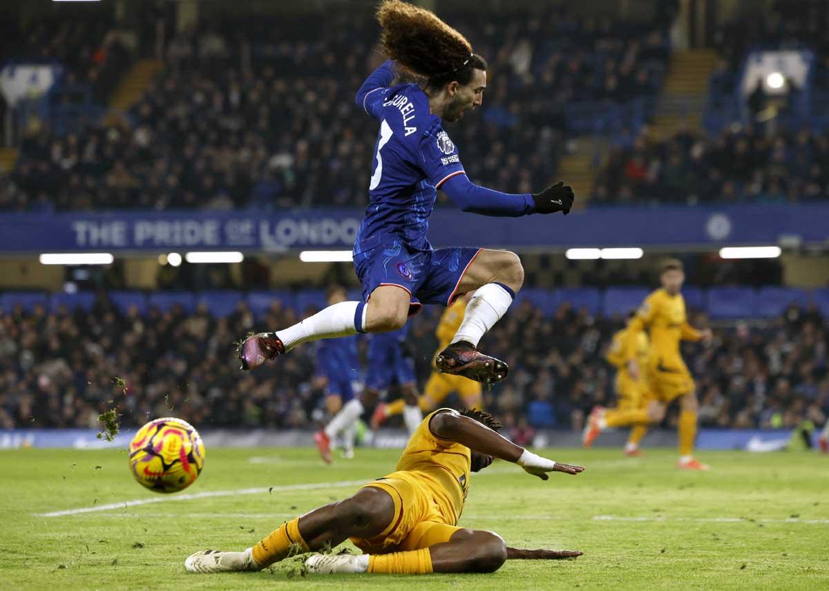 Chelsea's Marc Cucurella in action