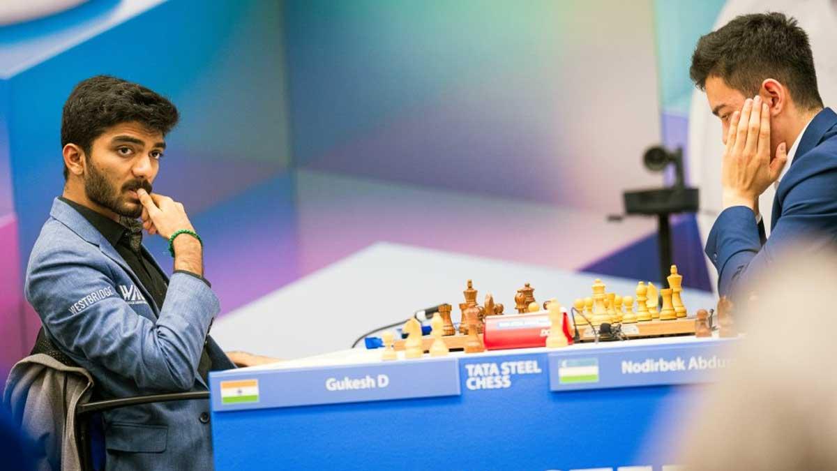 Tata Steel Chess Gukesh holds Abdusattorov; Praggnanandhaa stays top