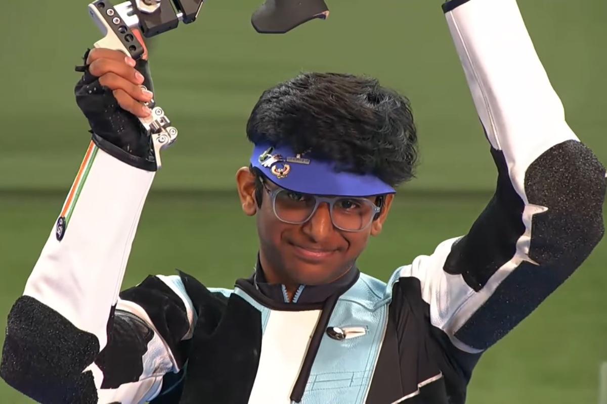 Parth Mane scored a total of 252.6 points, 0.4 points better than the score that fetched the Paris 2024 Olympics gold medal in this category.