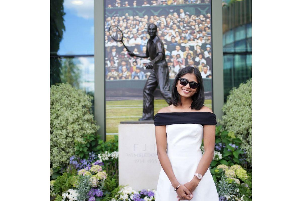 Shreyanka Patil at Wimbledon