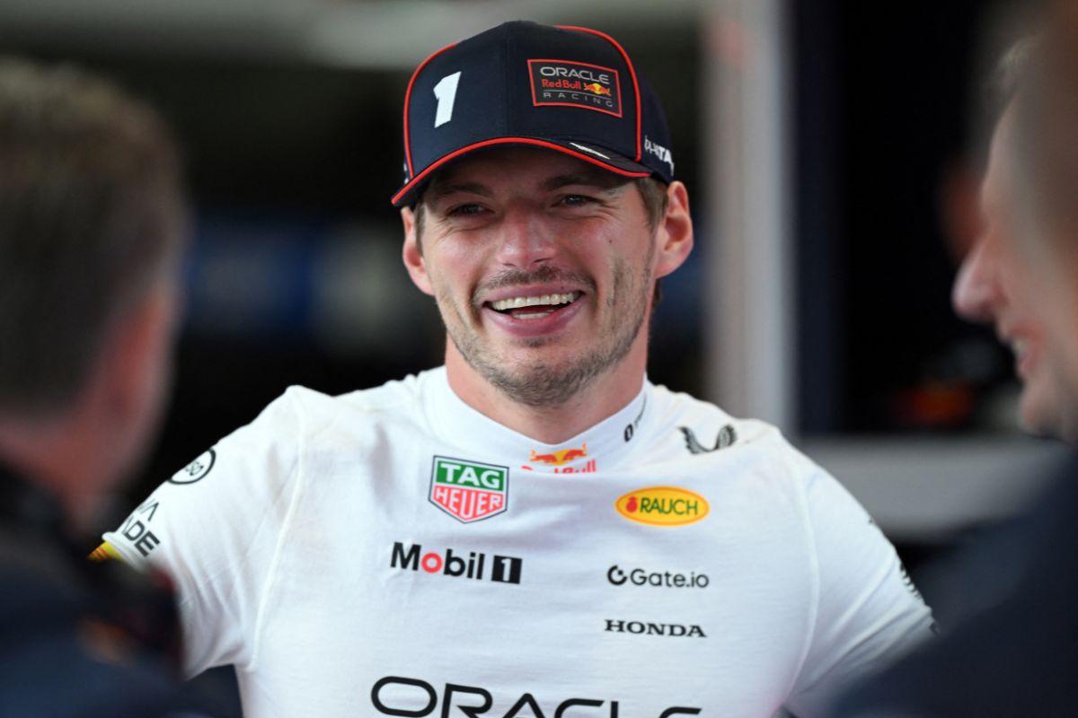 Red Bull's Verstappen was also quickest in the first phase of qualifying at Silverstone Circuit, Silverstone, Britain, on Saturday
