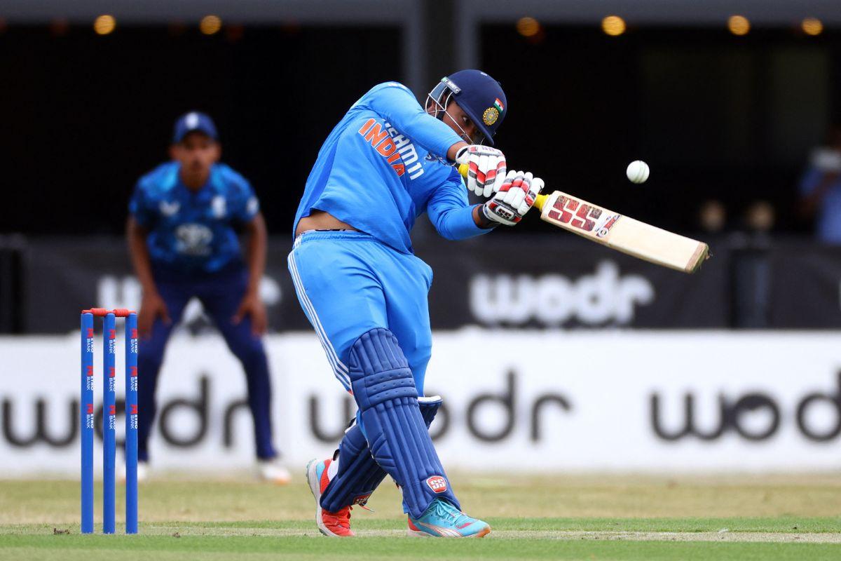  India's Vaibhav Suryavanshi 