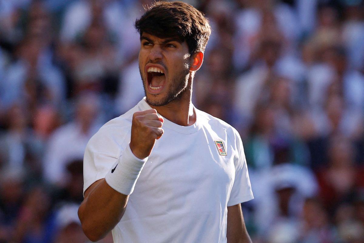 Carlos Alcaraz is bidding for a third successive Wimbledon crown