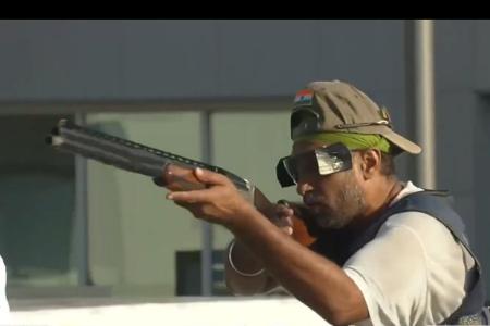 India's trap shooter Zoravar Sandhu
