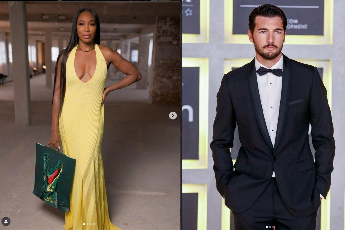 Venus Williams with rumoured beau Andrea Preti