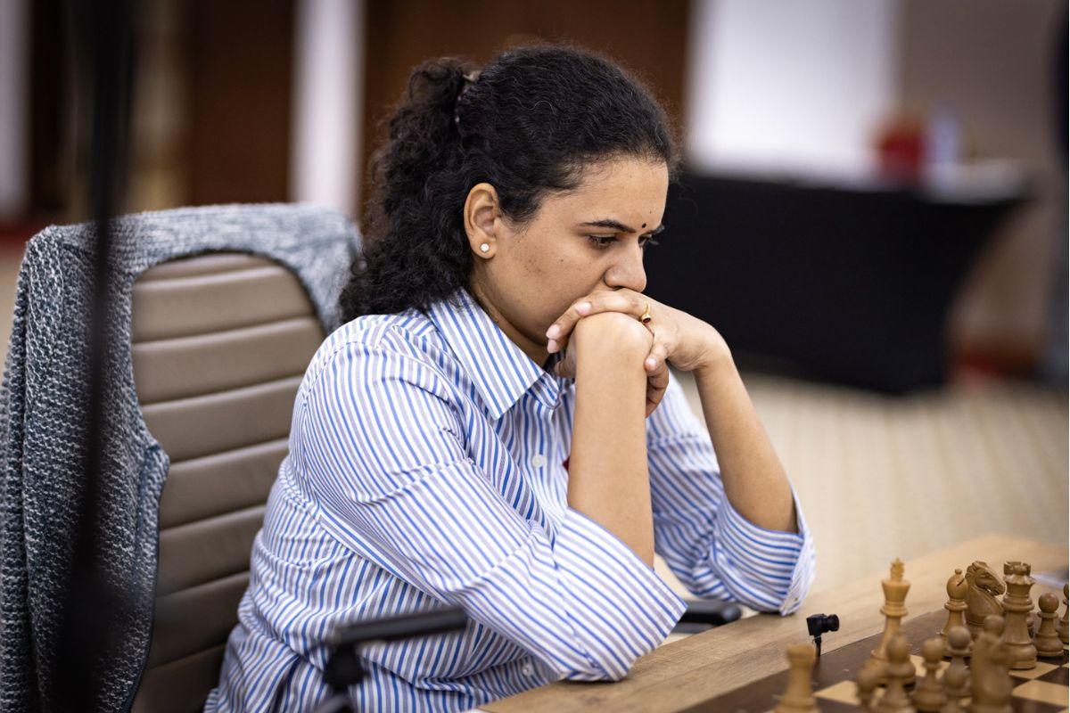 With fourth place assured, Humpy will get two chances to reach the top three which will also guarantee her a place at next Women's Candidates' tournament -- the top three at the FIDE World qualify. 