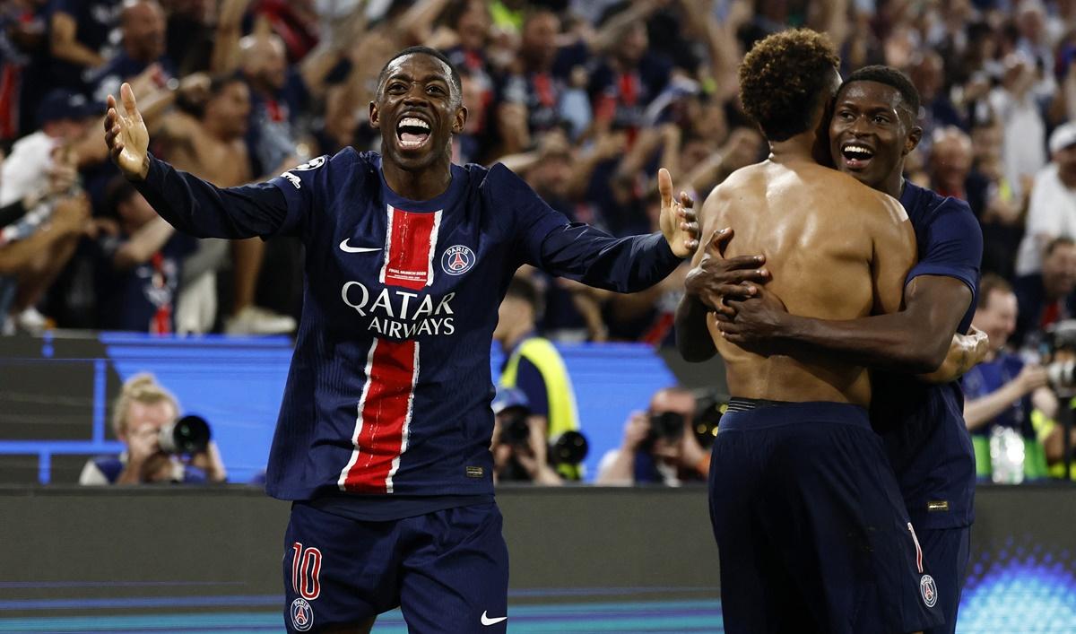 Ousmane Dembele had his best season, scoring 32 goals in all competitions.