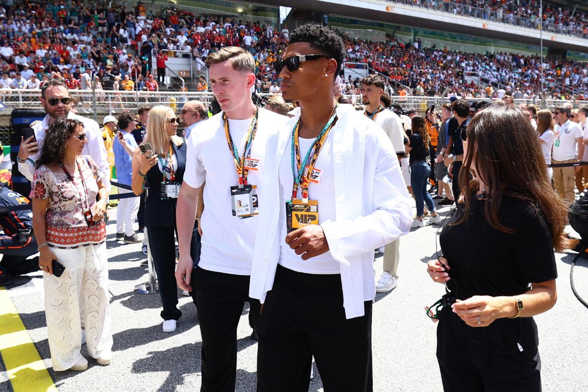 England football players Dean Henderson and Ollie Watkins