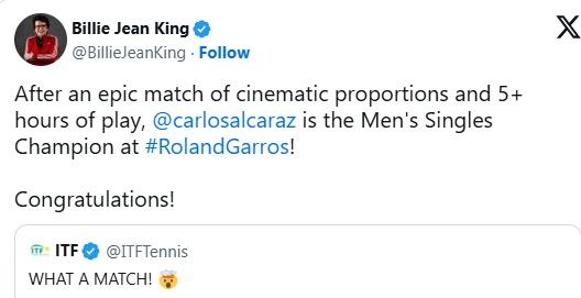 French Open final