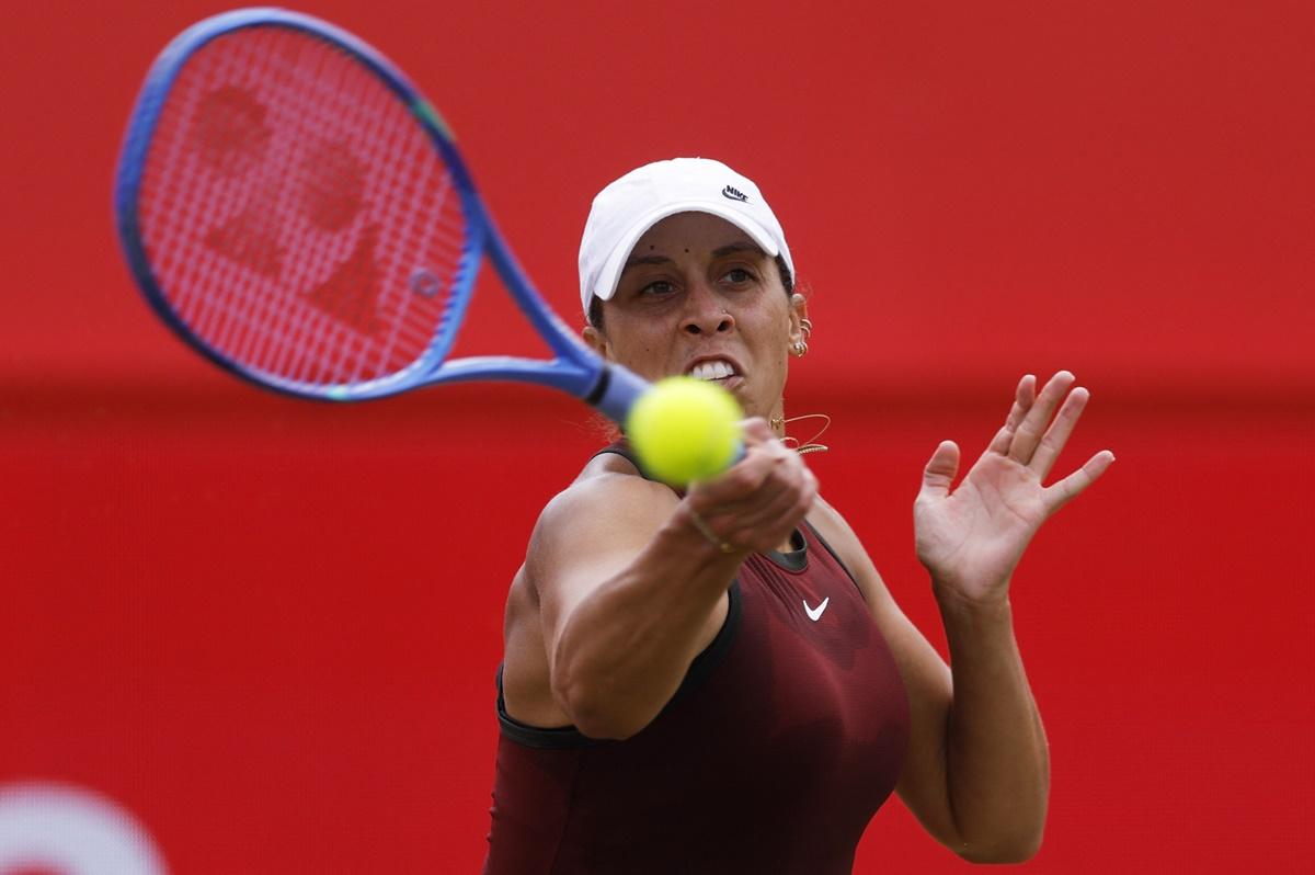 Madison Keys hammered 41 winners to Tatjana Maria's modest 11, but the German countered with crafty low slices that skidded treacherously off the grass.