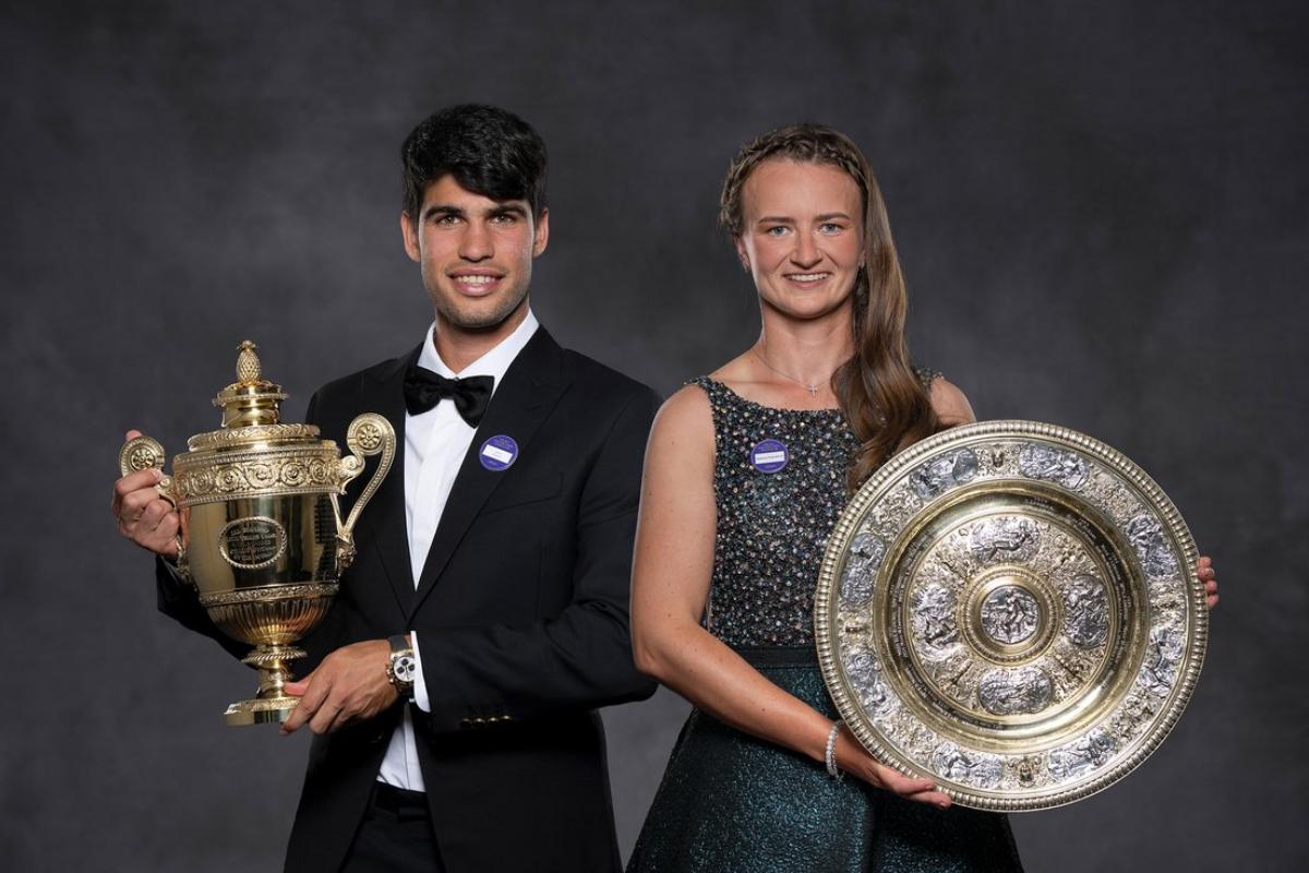 The winners of the men's and women's singles in 2024, Spaniard Carlos Alcaraz and Czech Barbora Krejcikova, received 2.7 million pounds ($3.61 million) each in prize money.