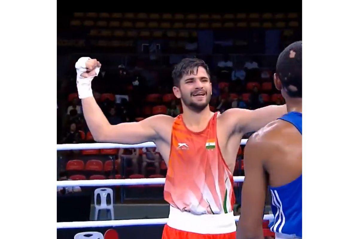 Sachin Siwach beat Canada's Al-Ahmadieh Keoma-Ali in the lightweight category.