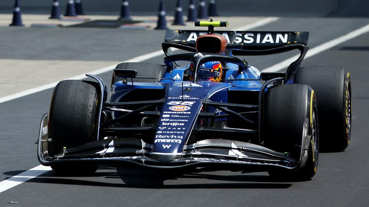 Williams driver Carlos Sainz Jr. during the Chinese Formula One Grand Prix sprint at Shanghai International Circuit, Shanghai, on Saturday.