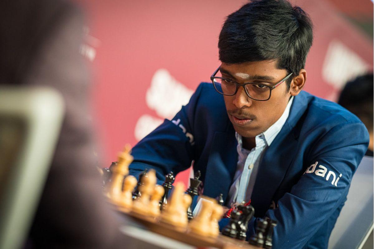 R Praggnanandhaa held on to draw and maintain joint lead at the Suoerbet Chess Classic, in Budapest on Tuesday