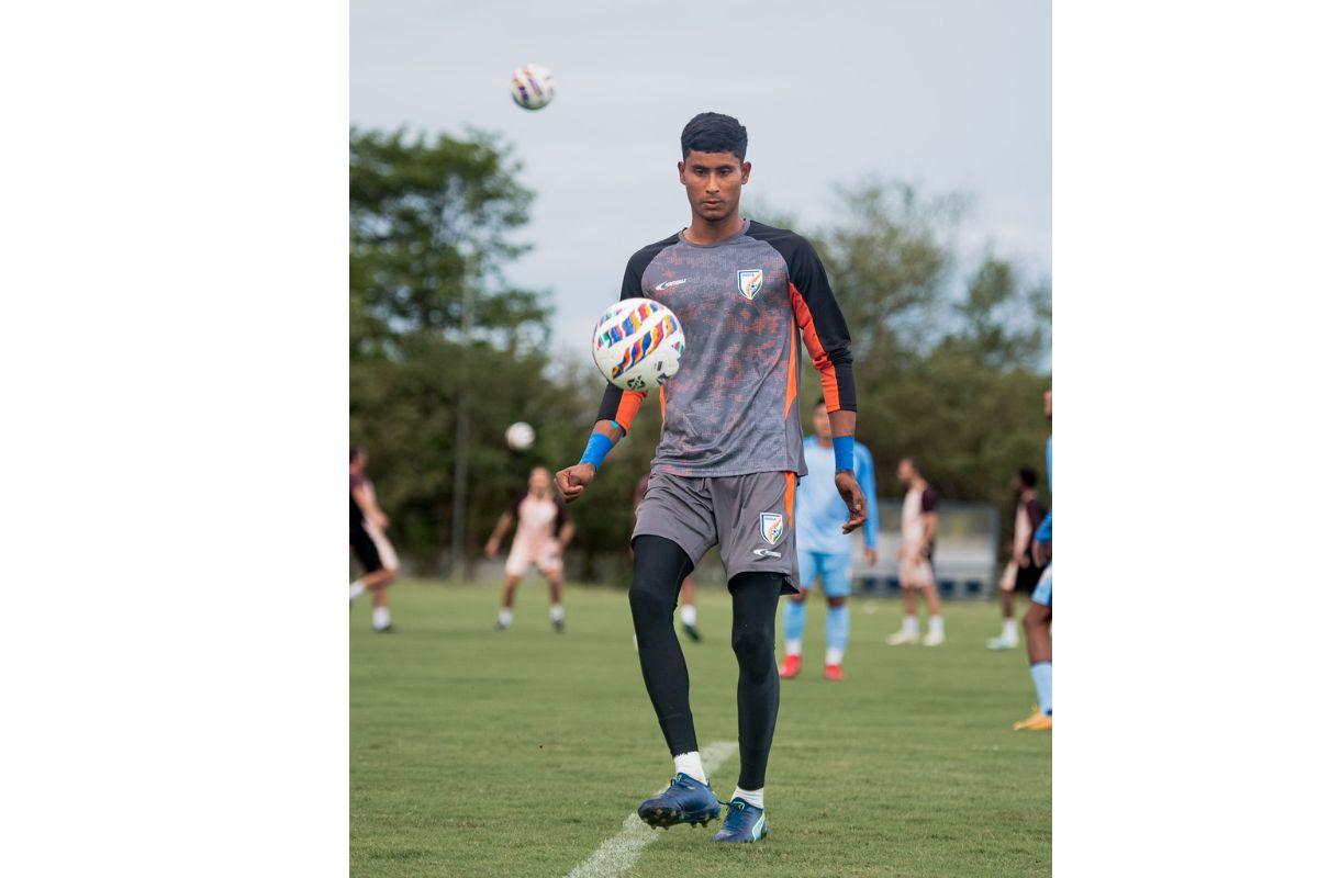 FC Goa goalkeeper Hrithik Tiwari received a call-up to the India camp