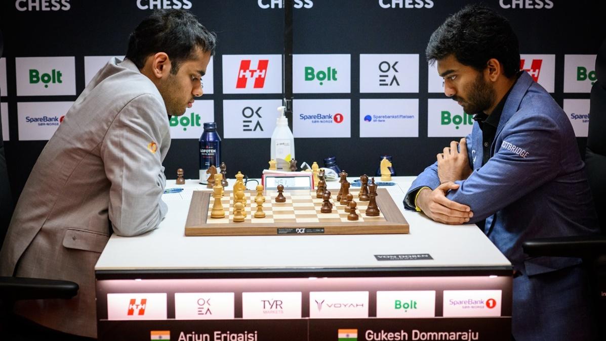 Arjun Erigaisi and Gukesh Dommaraju