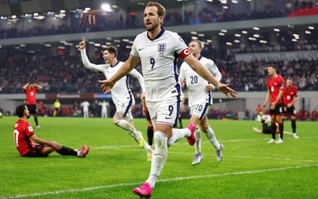 England's Harry Kane celebrates England's Harry Kane celebrates