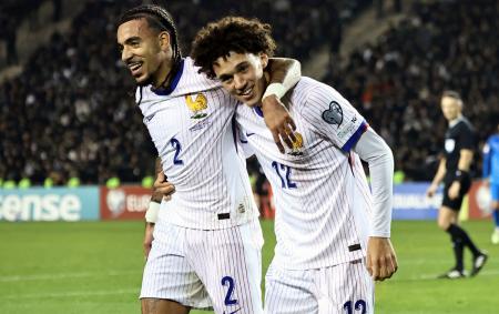 France's players celebrate France's players celebrate