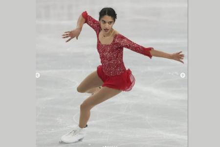 Born in USA, Indian figure skater Tara Prasad in a three-time national champion