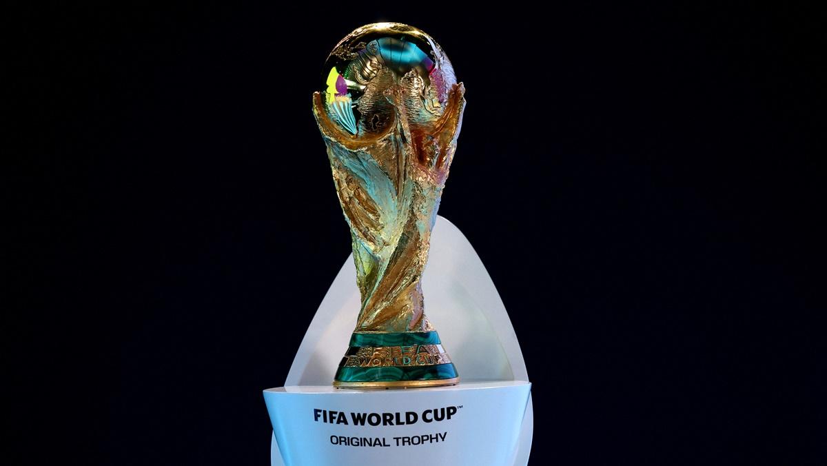 The FIFA World Cup trophy