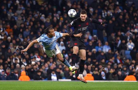 Patrik Schick scores Bayer Leverkusen's second goal.