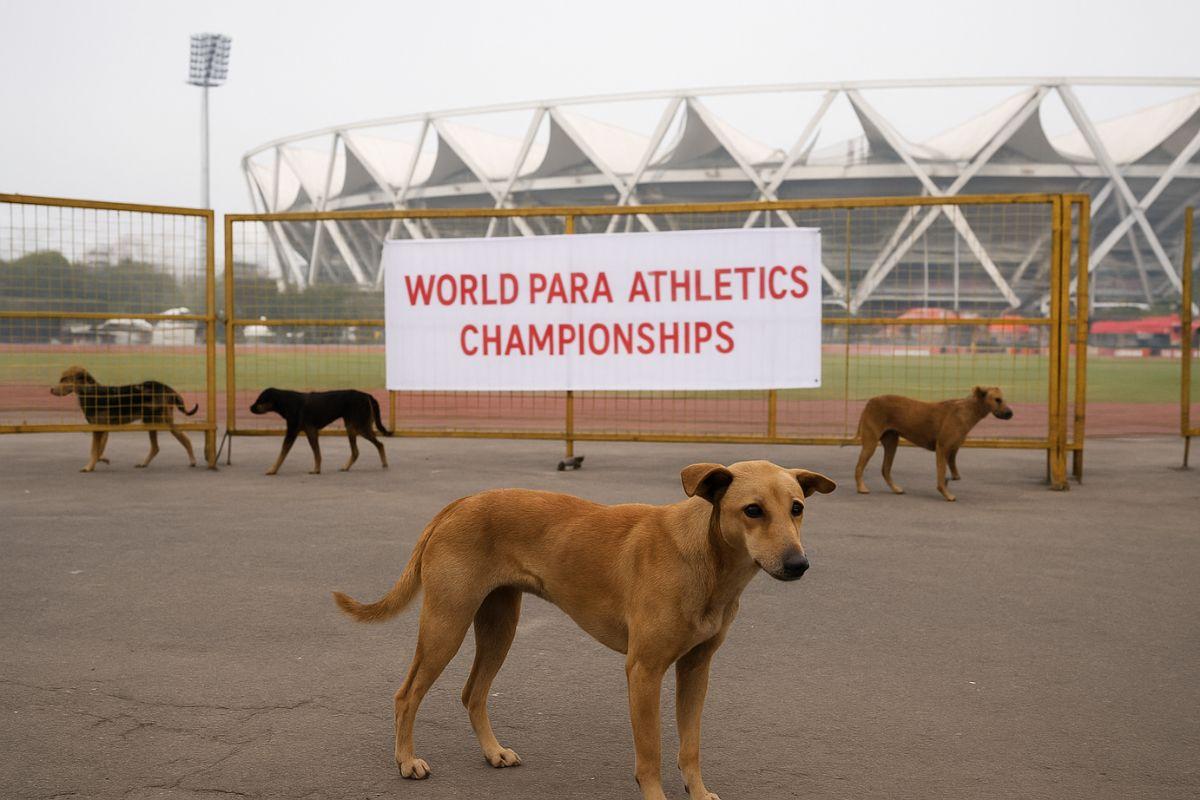 Organisers scramble to contain stray dog menace at Para Worlds
