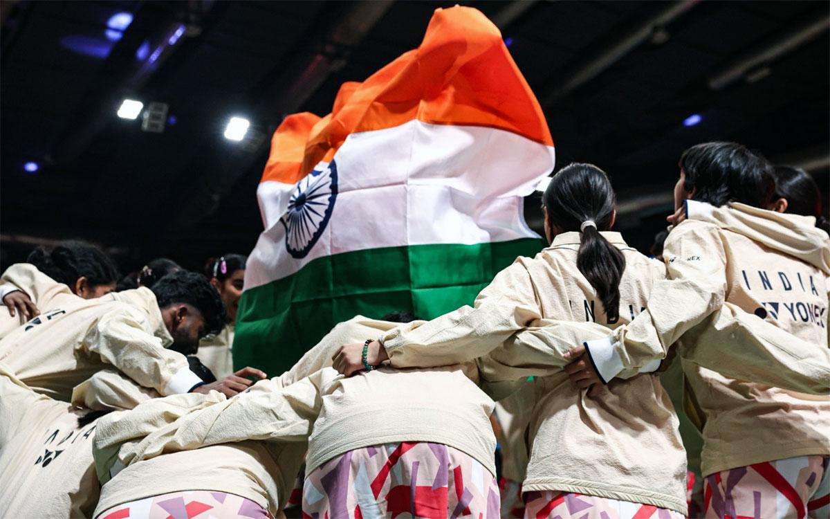India badminton team India badminton team