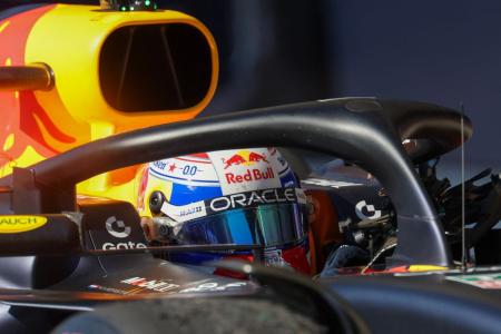 Red Bull Racing driver Max Verstappen (1) of Team Netherlands, winner pulls into winner circle at Circuit of The Americas Austin.